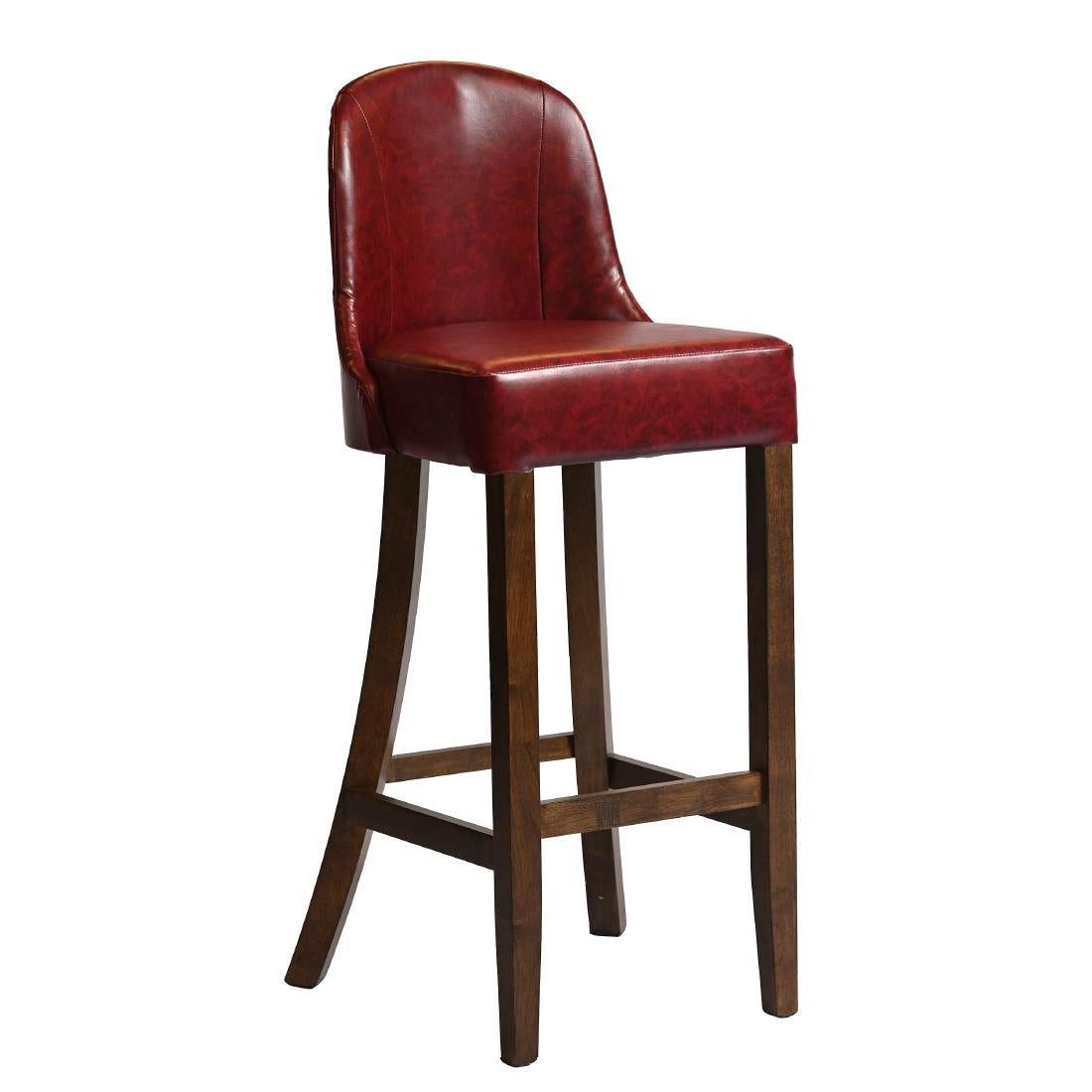 HX903 Kilsby Bar Chair in Vintage with Bison Bordeaux Seat