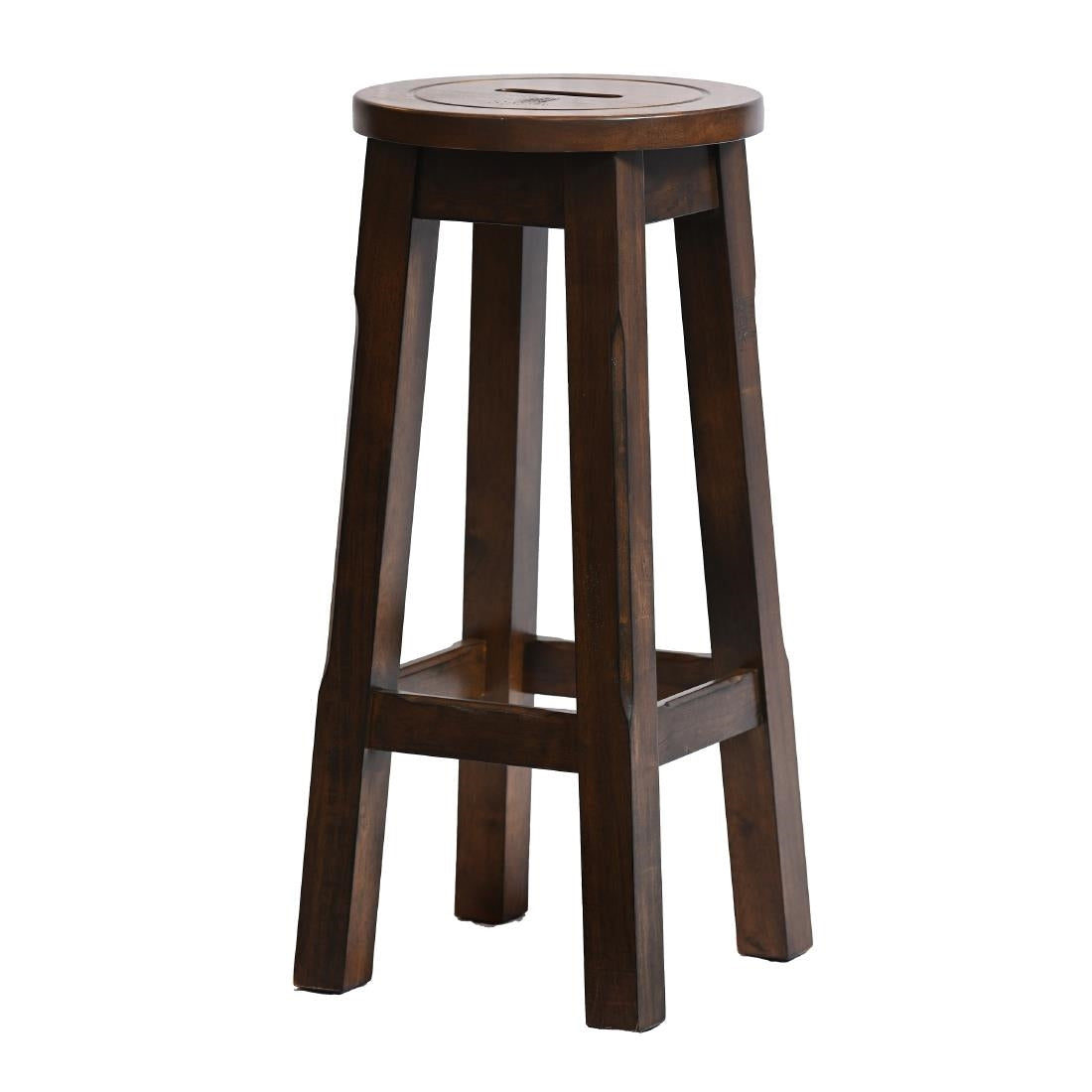 HX910 Wooden Top High Stool in Vintage (Pack of 2)