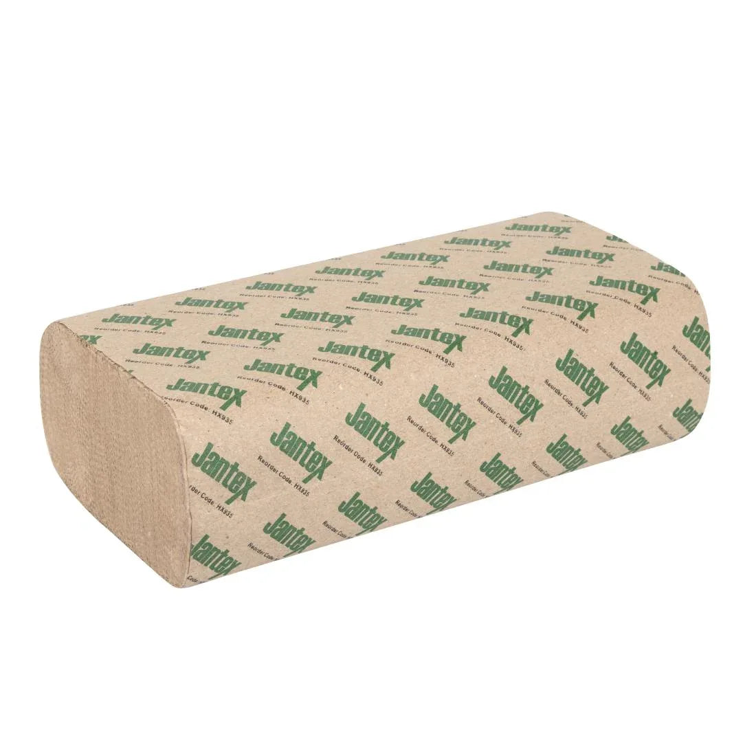 HX935 Jantex Green 100% Recycled Z Fold Hand Towels 2ply (2250 Sheets)