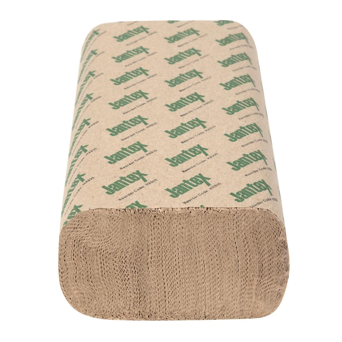 HX935 Jantex Green 100% Recycled Z Fold Hand Towels 2ply (2250 Sheets)
