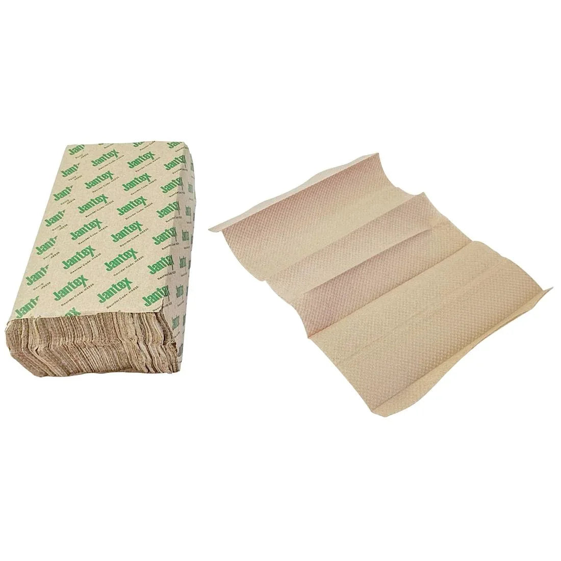 HX936 Jantex Green 100% Recycled C Fold Hand Towels 2ply (2250 Sheets)