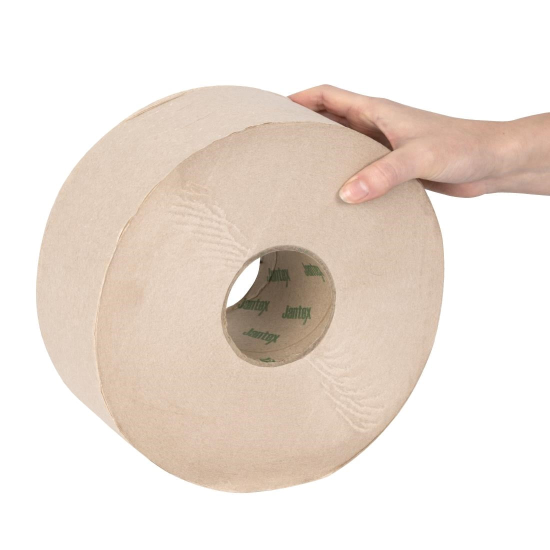 HX938 Jantex Green 100% Recycled Jumbo Roll Refill 2ply 300m (6 Pack)