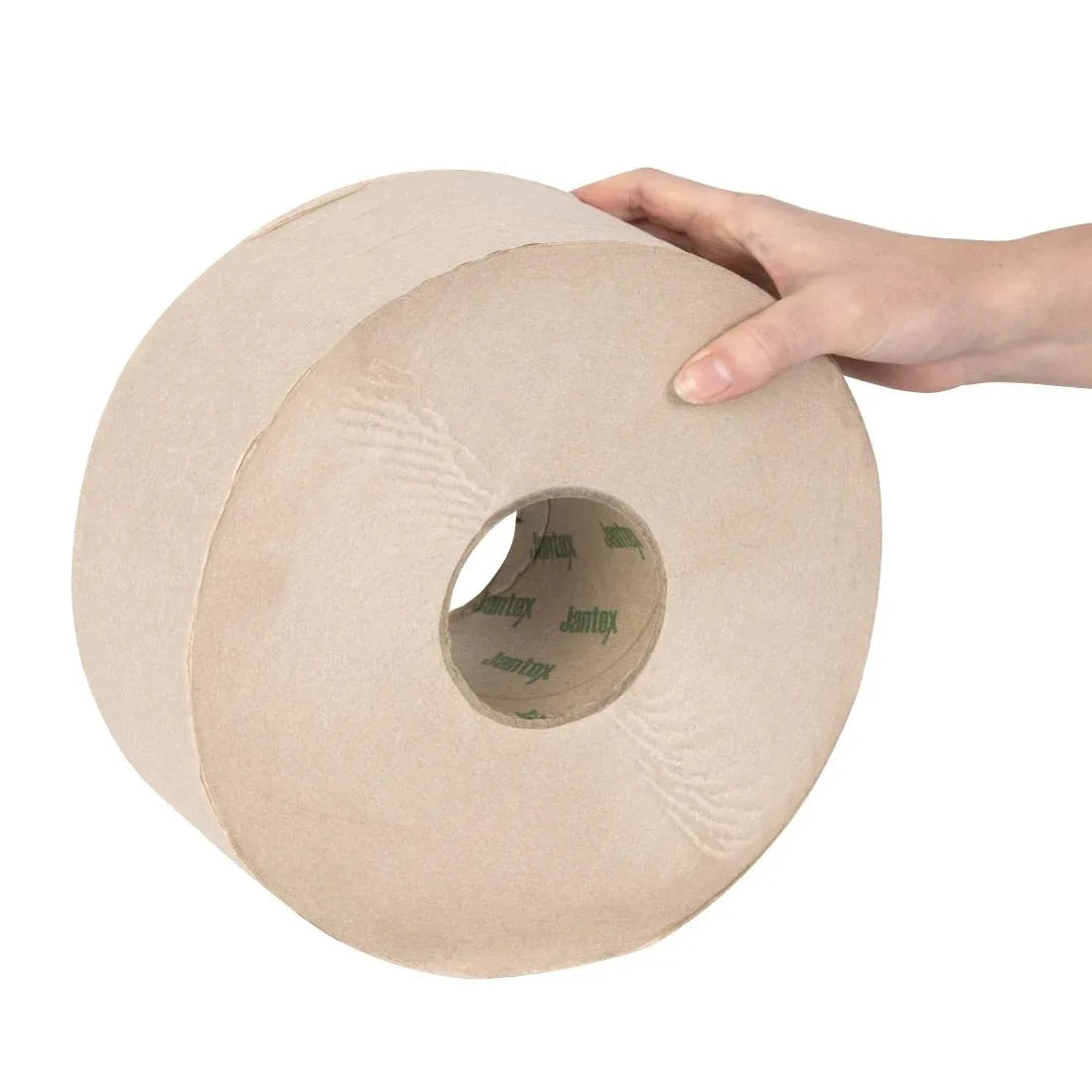 HX938 Jantex Green 100% Recycled Jumbo Roll Refill 2ply 300m (6 Pack)