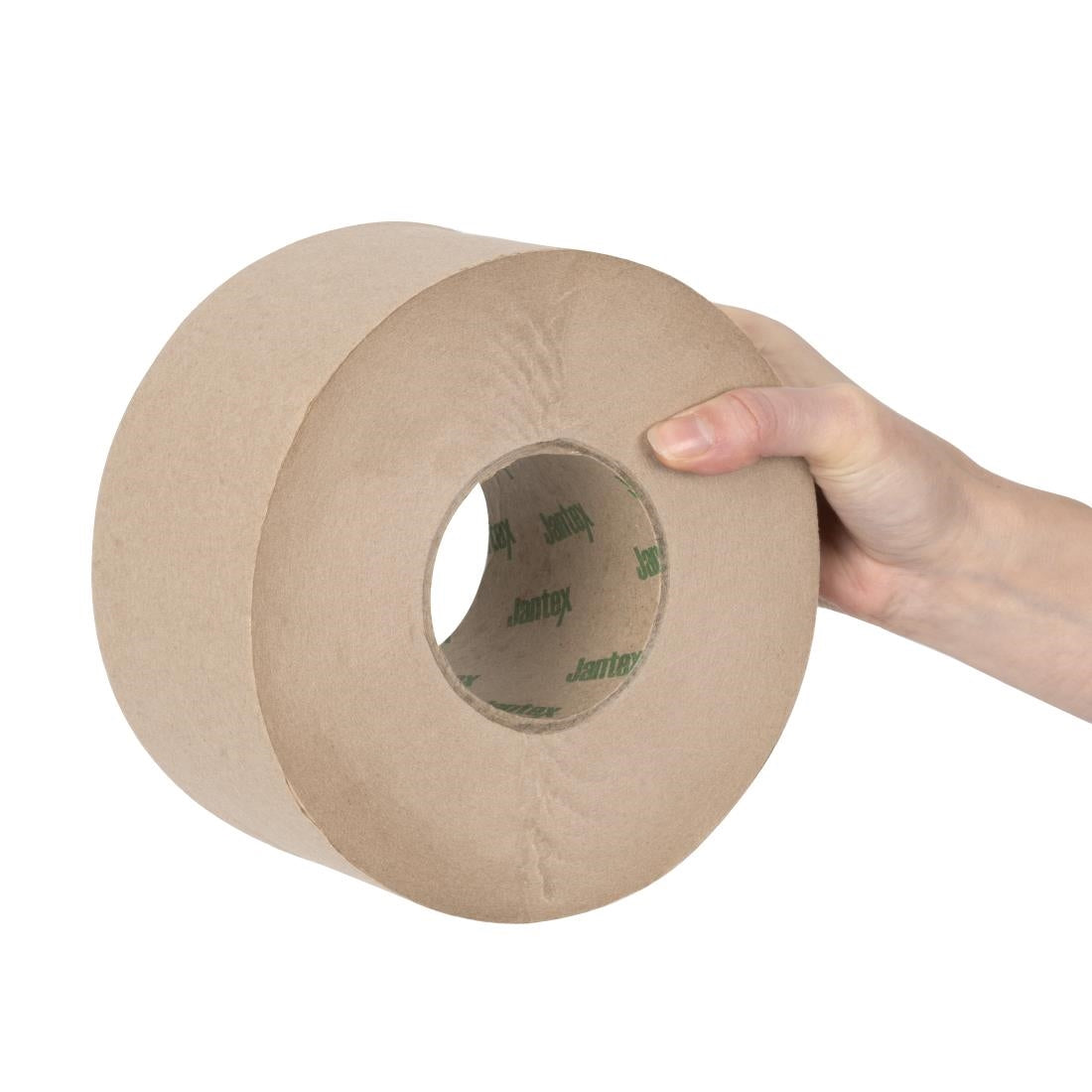 HX939 Jantex Green 100% Recycled Mini Jumbo Roll Refill 2ply - 150m (12 Pack)