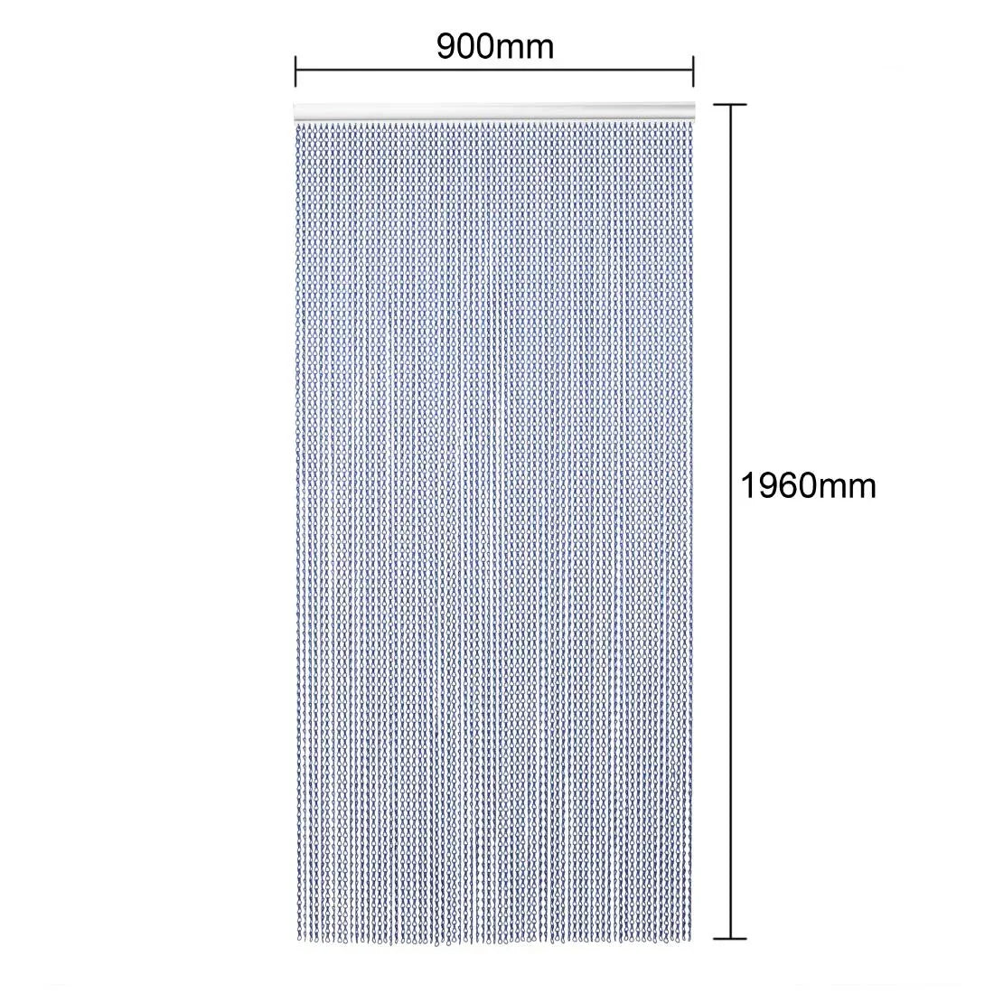 HX949 EazyZap Chain Door Fly Screen - Blue