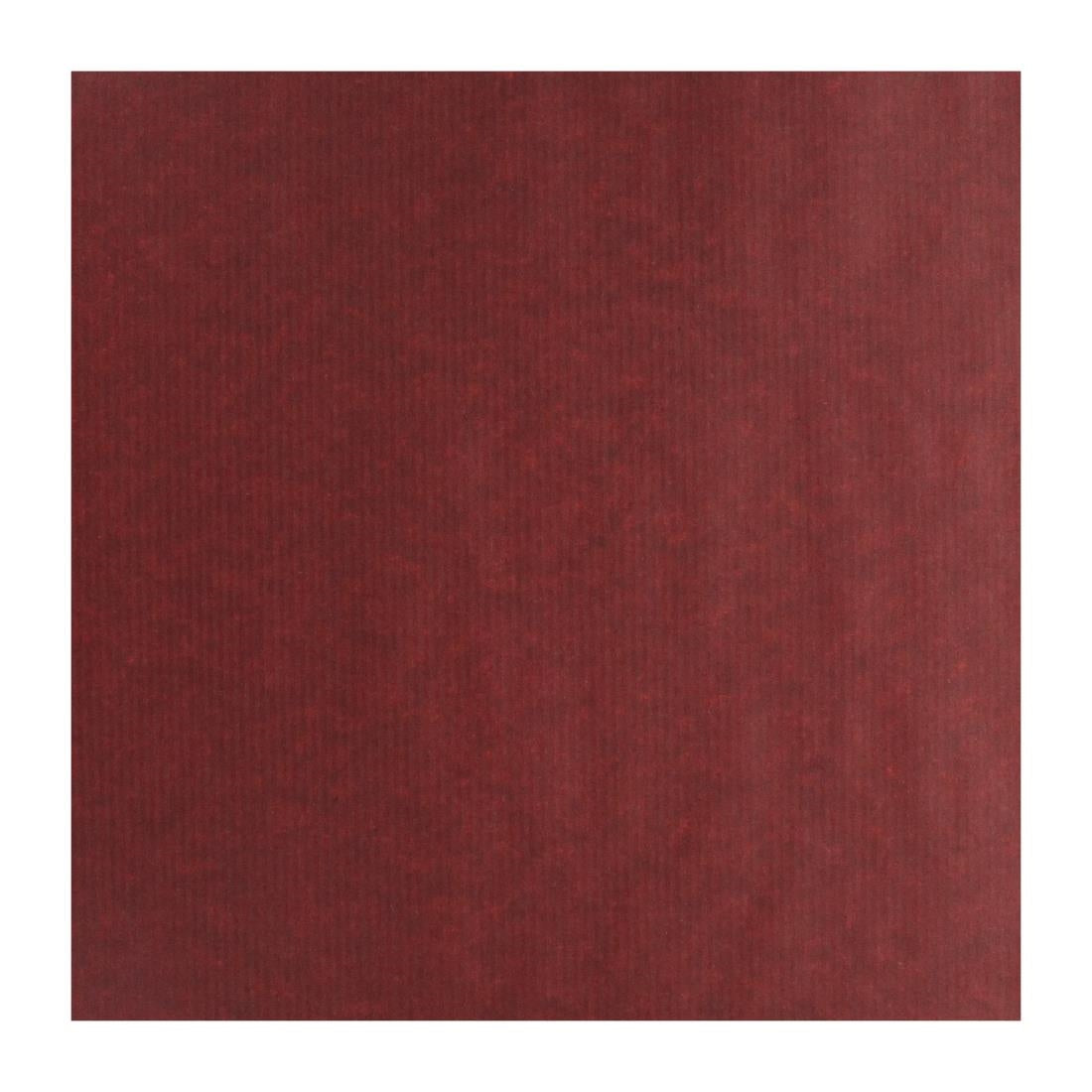 HX987 - Europochette Kraft Burgundy Recycled Paper Tablemat 430x300mm (250 pack)