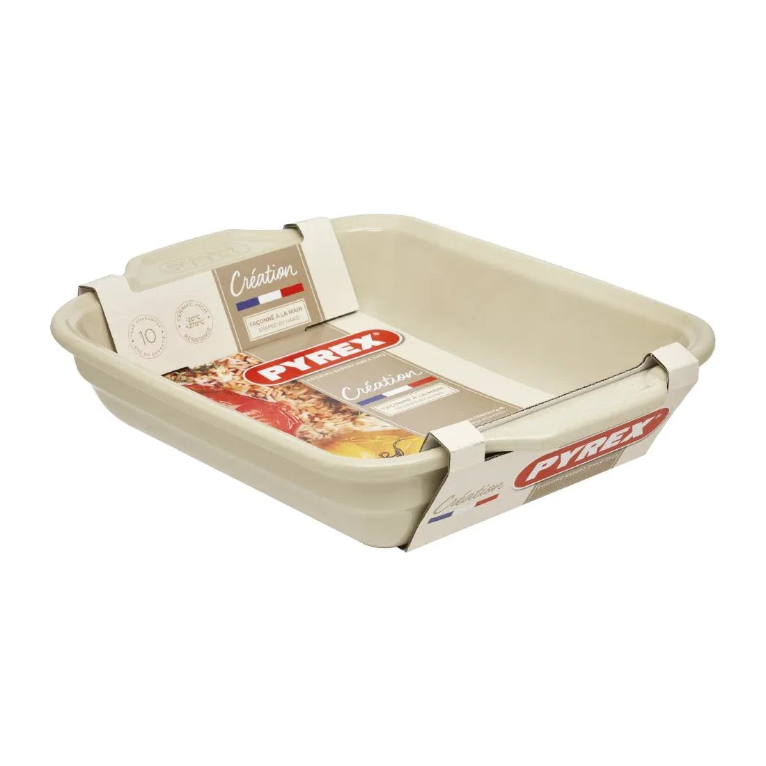 HY004 - Pyrex Ceramic Rectangular Roasting Dish 370x280mm