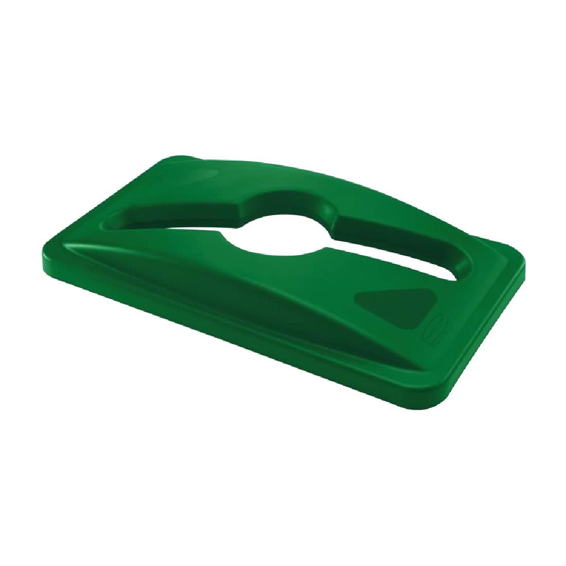 HY008 Rubbermaid Slim Jim Mixed Recycling Lid Green