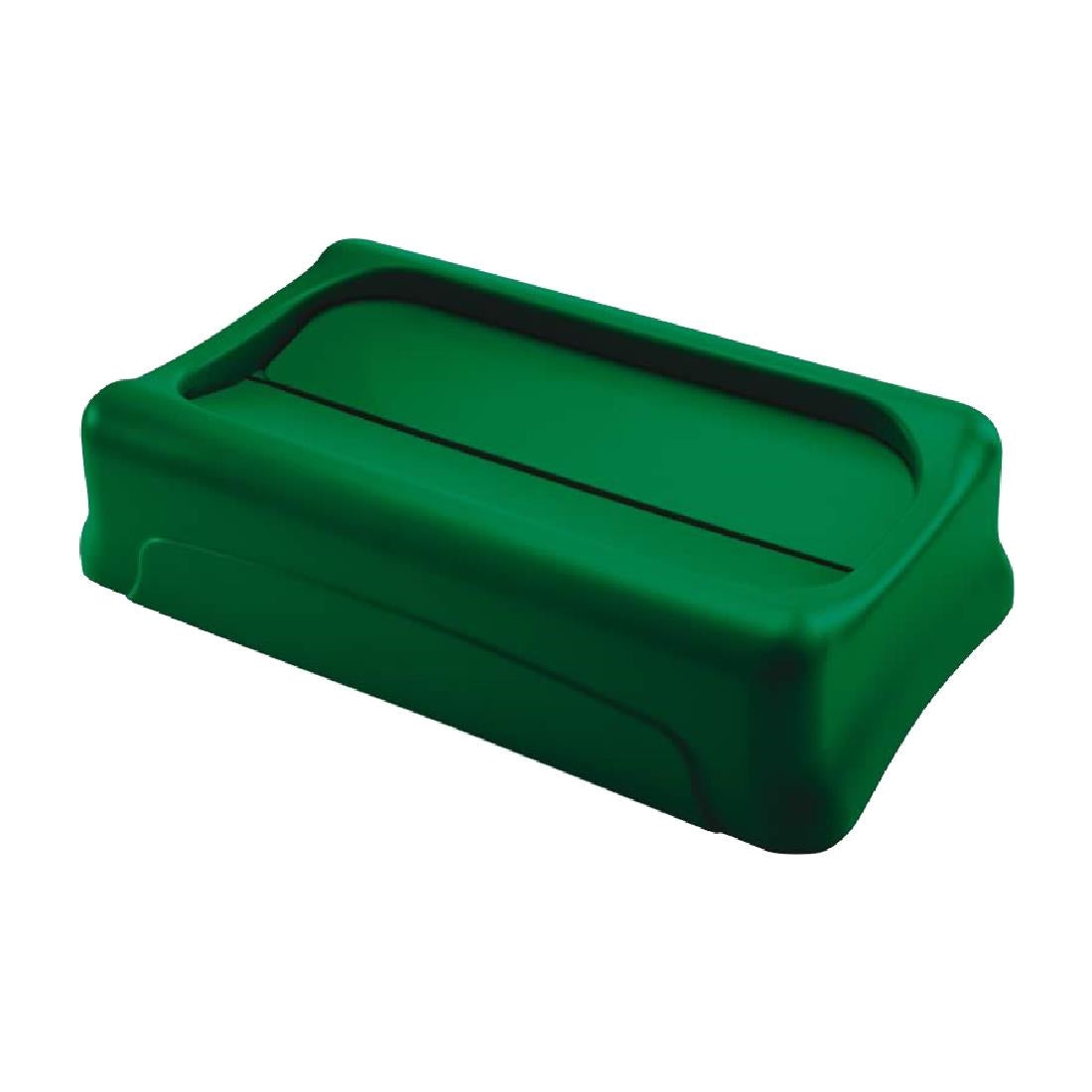 HY009 Rubbermaid Slim Jim Swing Lid Green