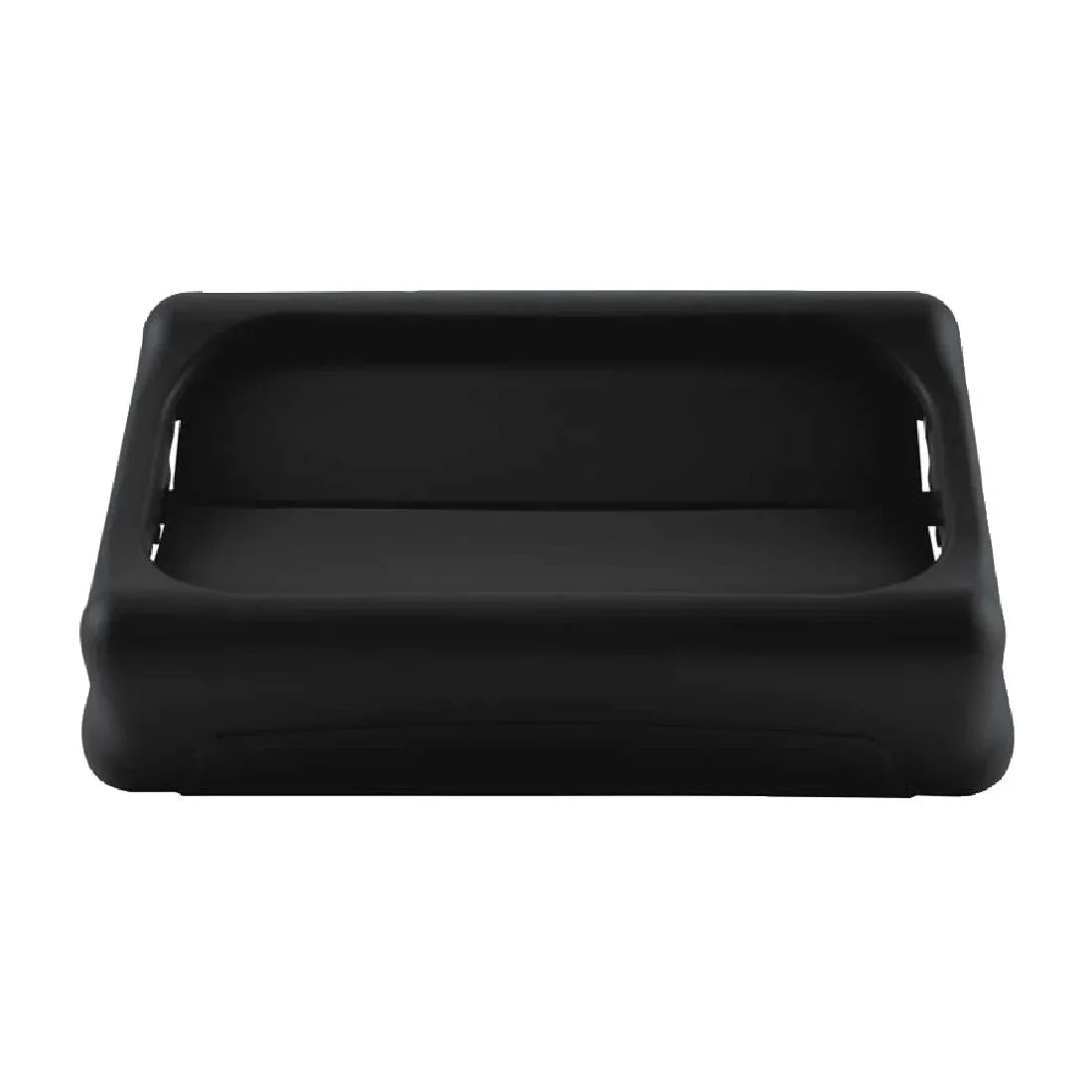 HY030 Rubbermaid Slim Jim Swing Lid Black
