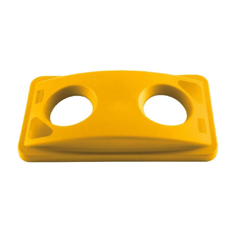 HY033 Rubbermaid Slim Jim Cans/Bottles Recycling Lid Yellow