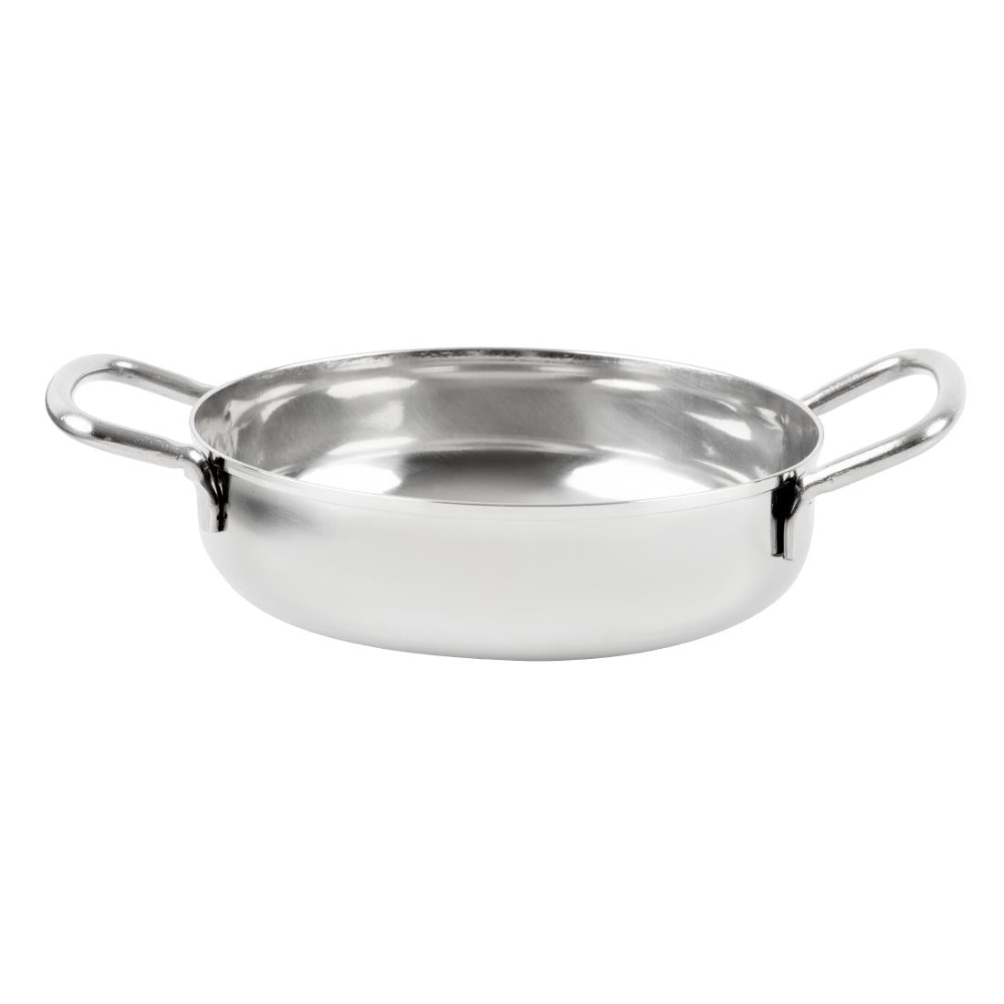 HY100 - Olympia Table Presentation Double Handle Dish Stainless Steel 125mm