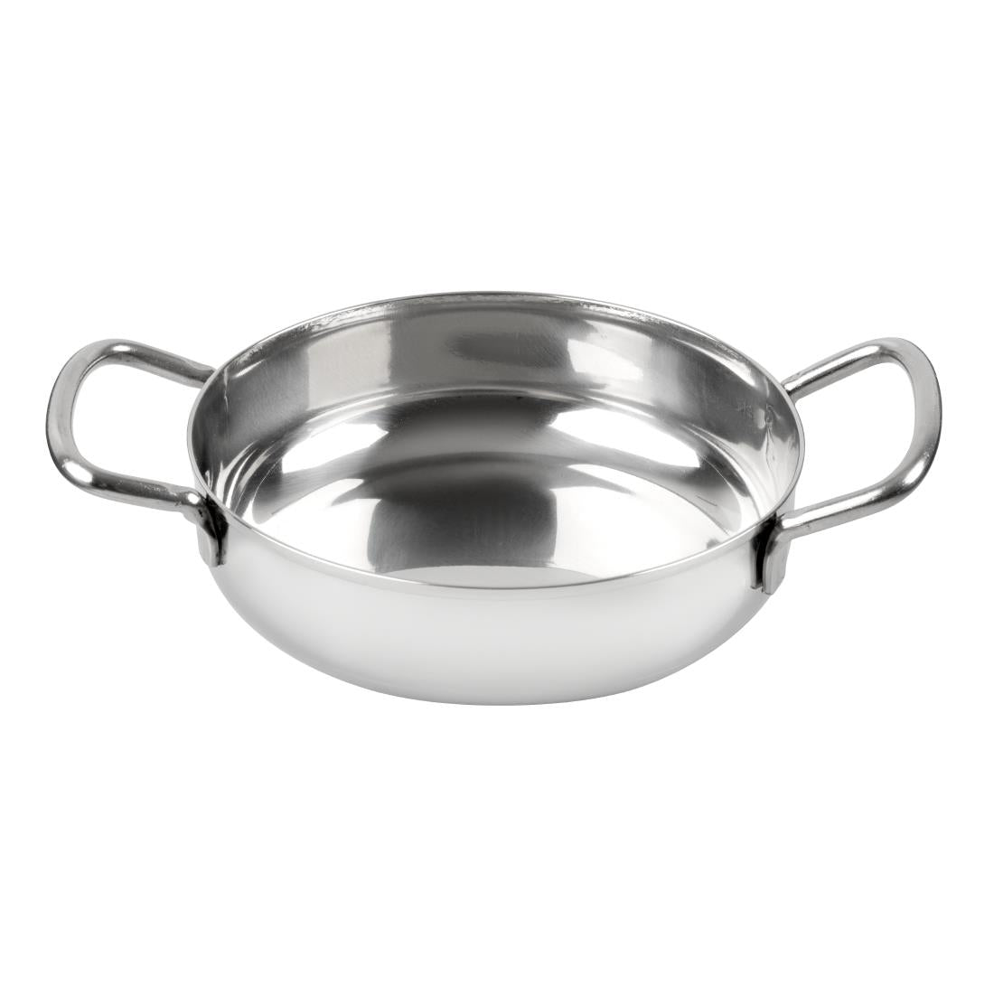HY100 - Olympia Table Presentation Double Handle Dish Stainless Steel 125mm