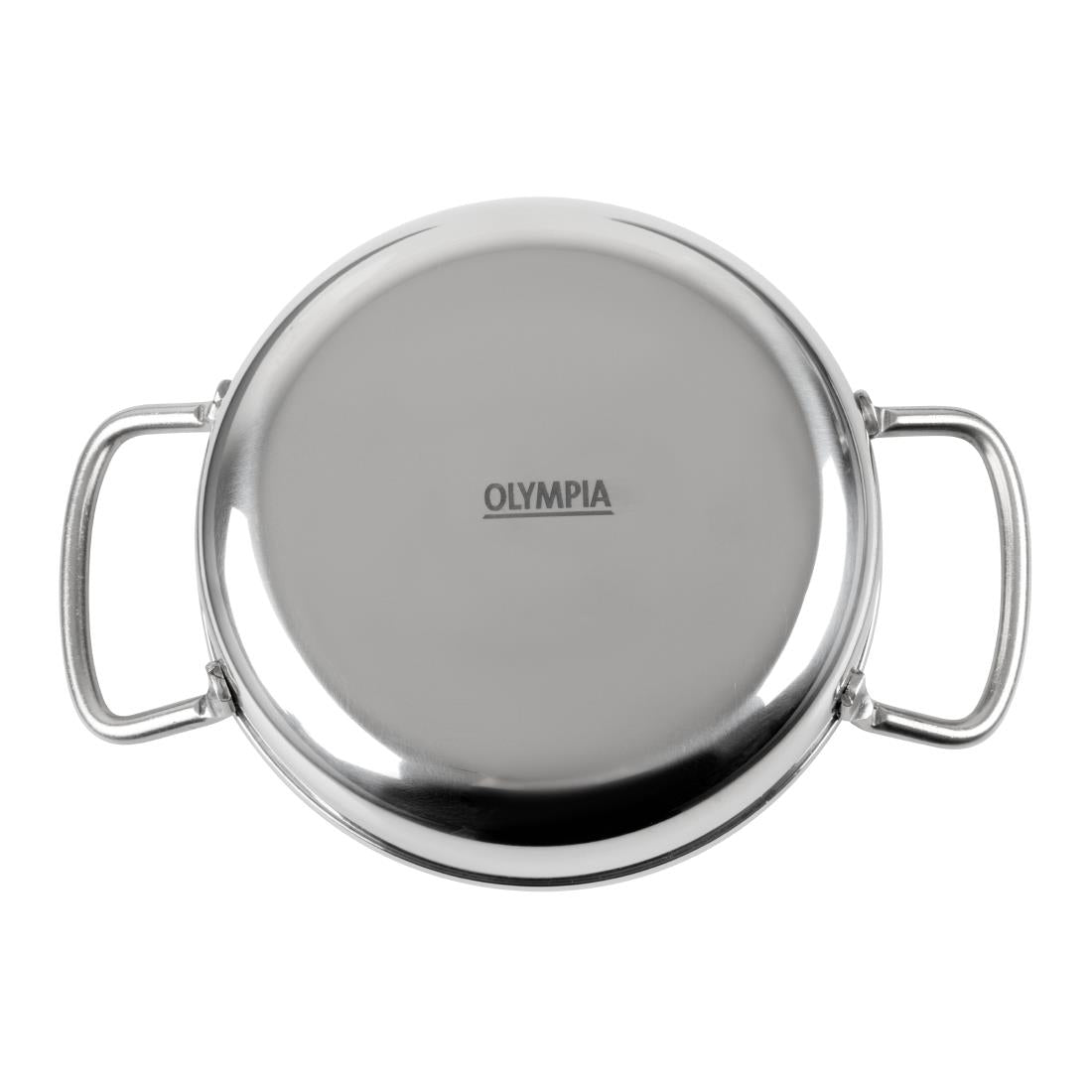 HY100 - Olympia Table Presentation Double Handle Dish Stainless Steel 125mm