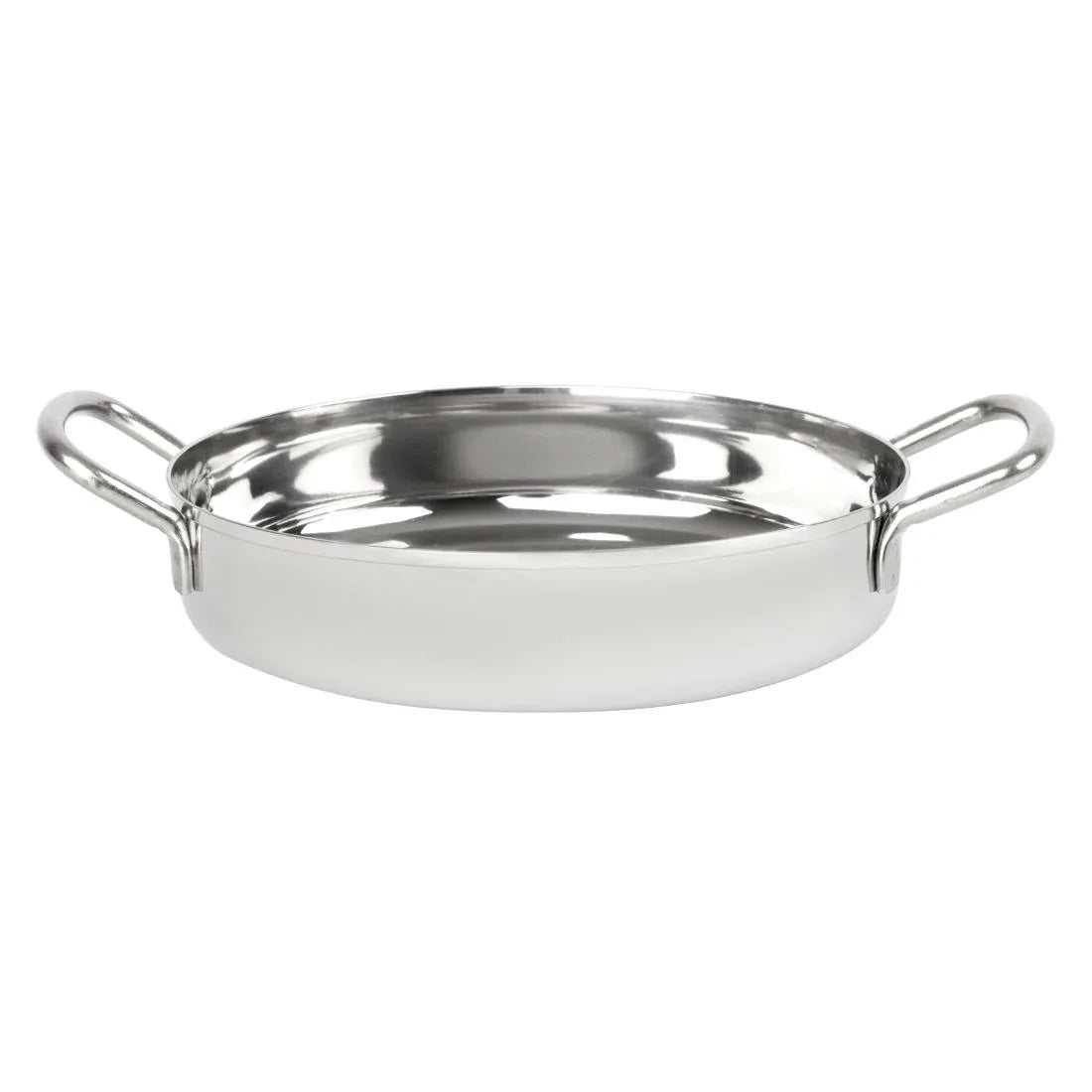 HY102 - Olympia Table Presentation Double Handle Dish Stainless Steel 180mm