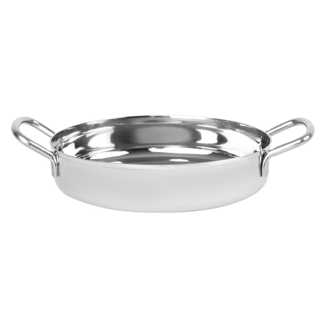 HY101 - Olympia Table Presentation Double Handle Dish Stainless Steel 150mm