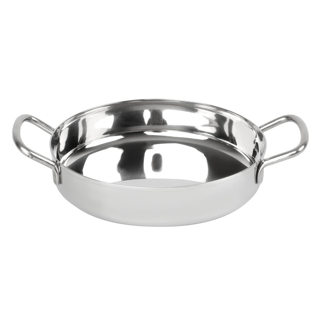 HY102 - Olympia Table Presentation Double Handle Dish Stainless Steel 180mm