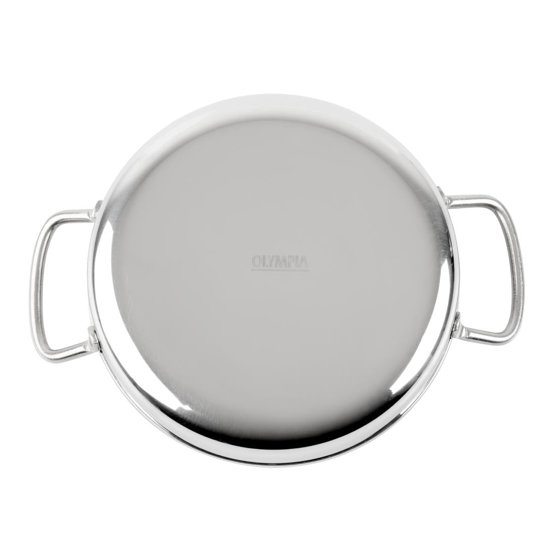 HY101 - Olympia Table Presentation Double Handle Dish Stainless Steel 150mm