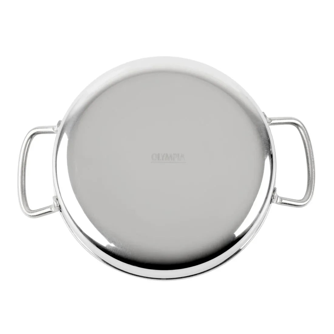 HY102 - Olympia Table Presentation Double Handle Dish Stainless Steel 180mm