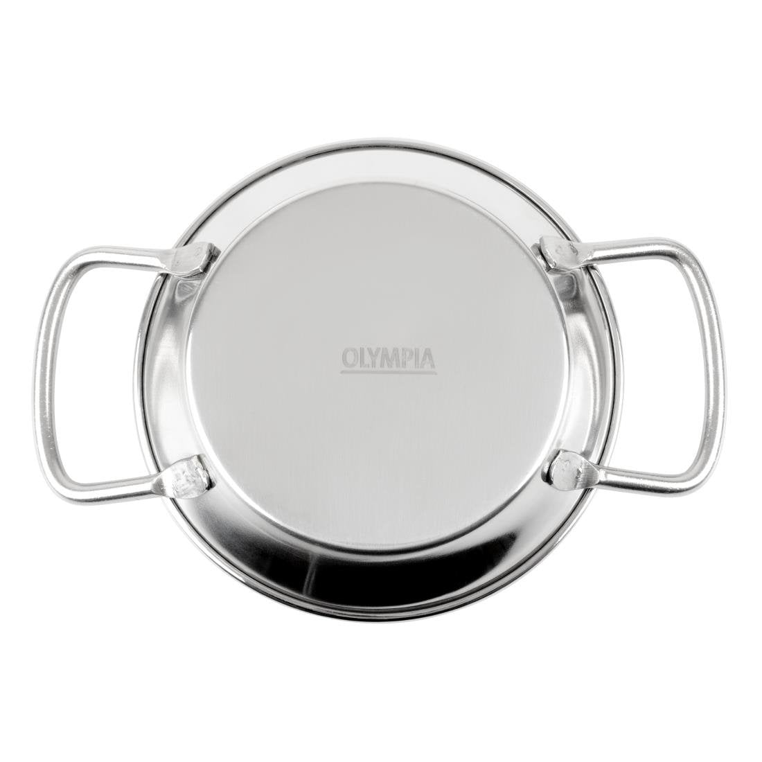 HY103 - Olympia Table Presentation Mini Paella Pan Stainless Steel 120mm