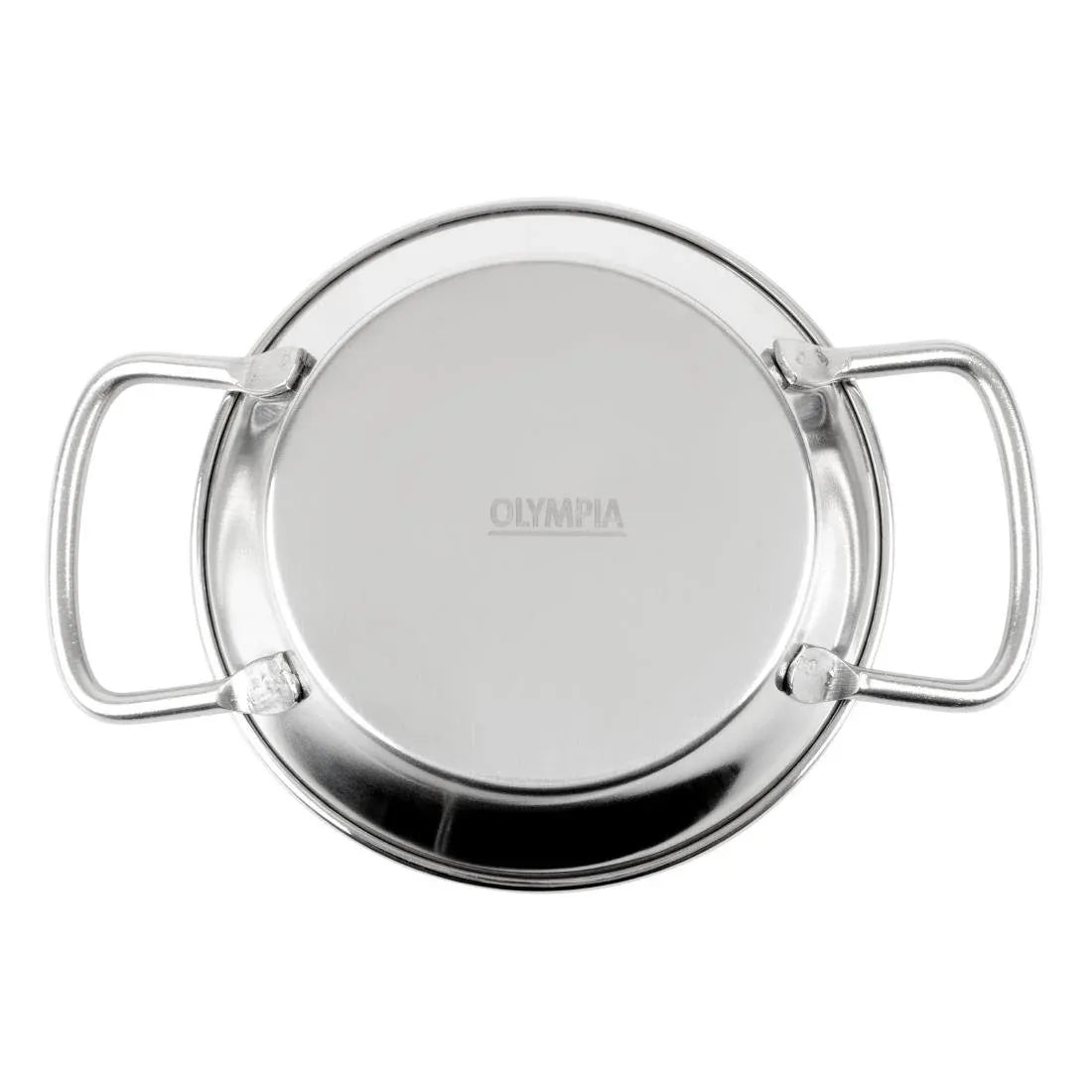 HY103 - Olympia Table Presentation Mini Paella Pan Stainless Steel 120mm