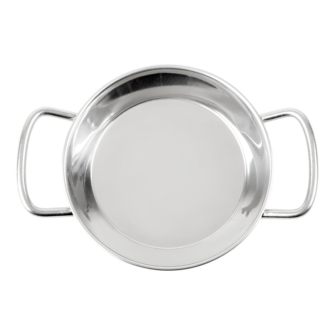 HY103 - Olympia Table Presentation Mini Paella Pan Stainless Steel 120mm