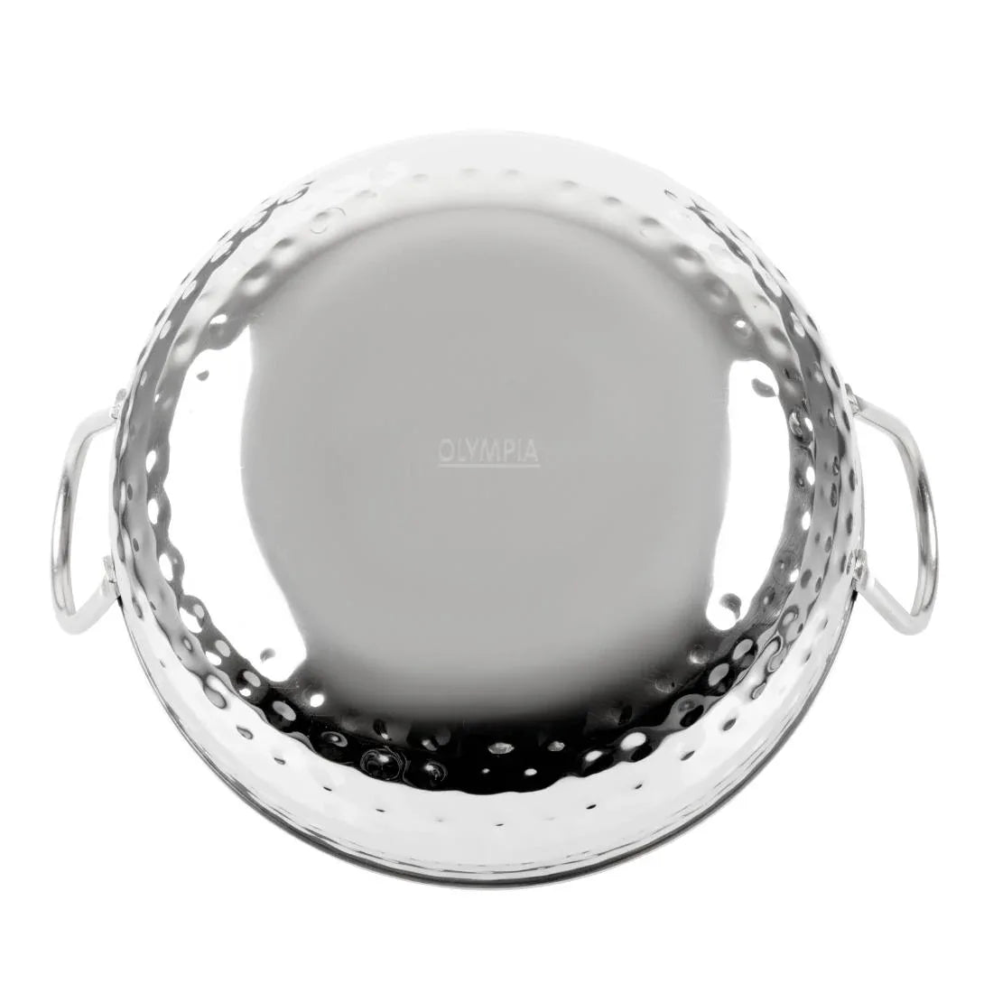HY106 - Olympia Table Presentation Hammered Kadai Dish Stainless Steel 170mm