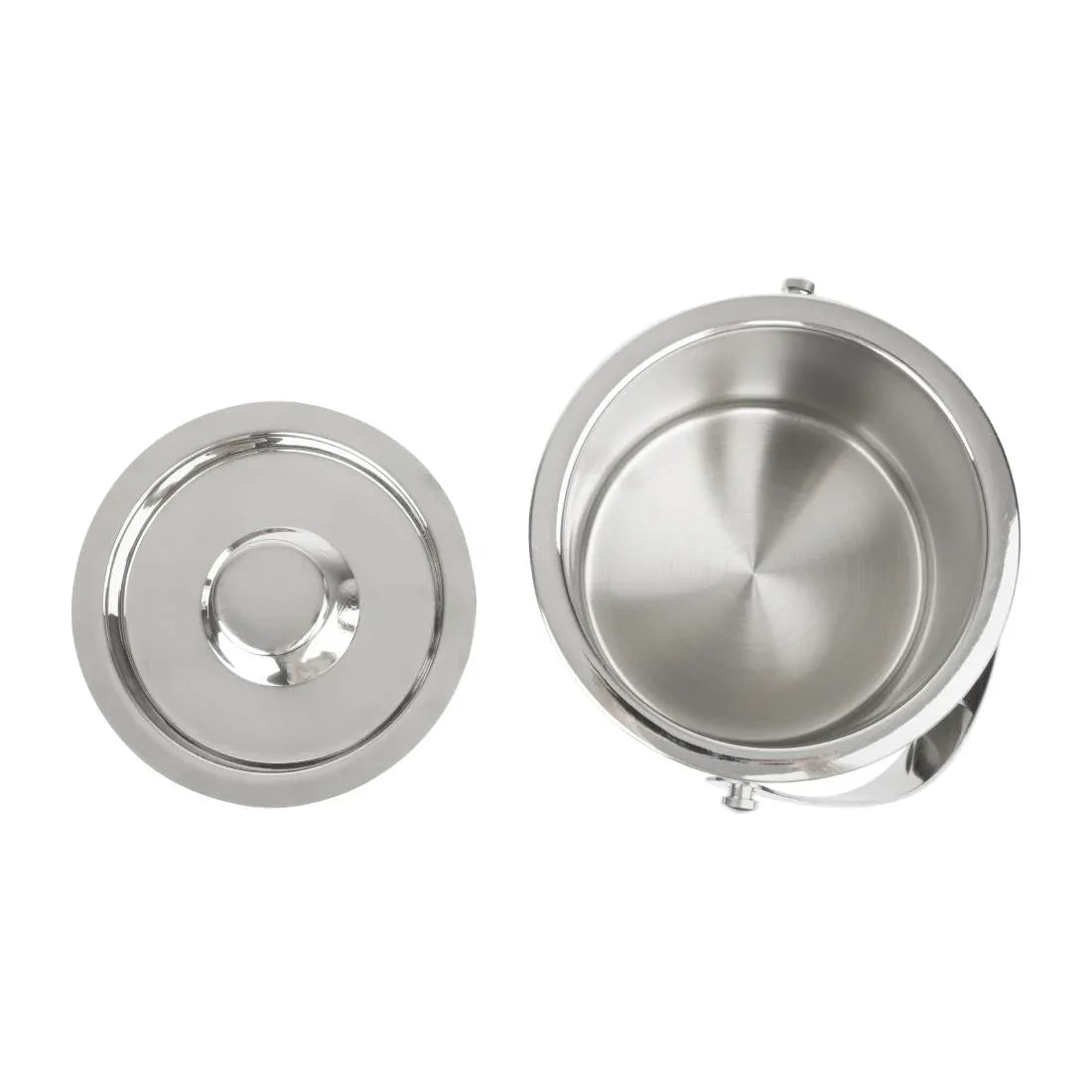 HY134 - Olympia Geo Double Wall Ice Bucket Stainless Steel 1950ml