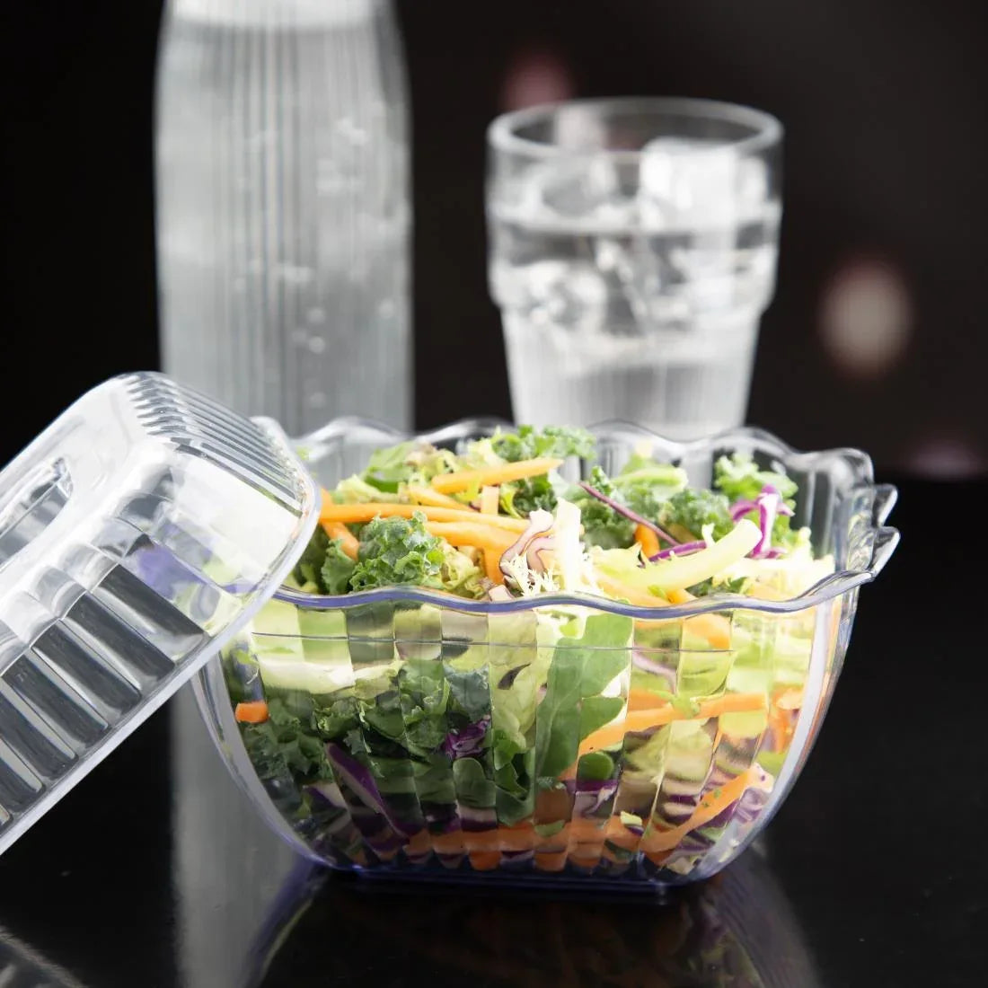 HY137 Olympia Kristallon Small Salad Crock - Clear