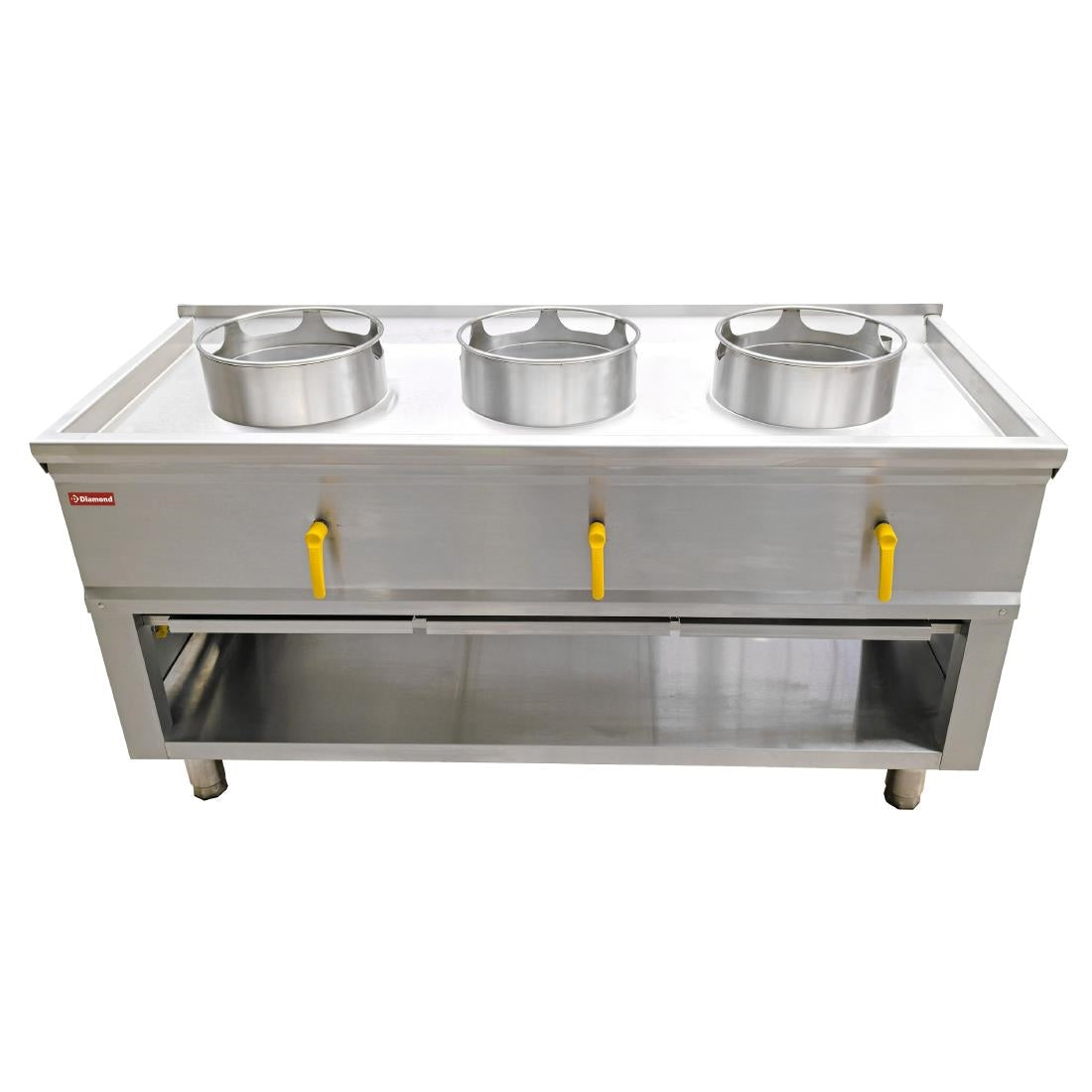 HY190 Diamond 3 Burner Wok Stove
