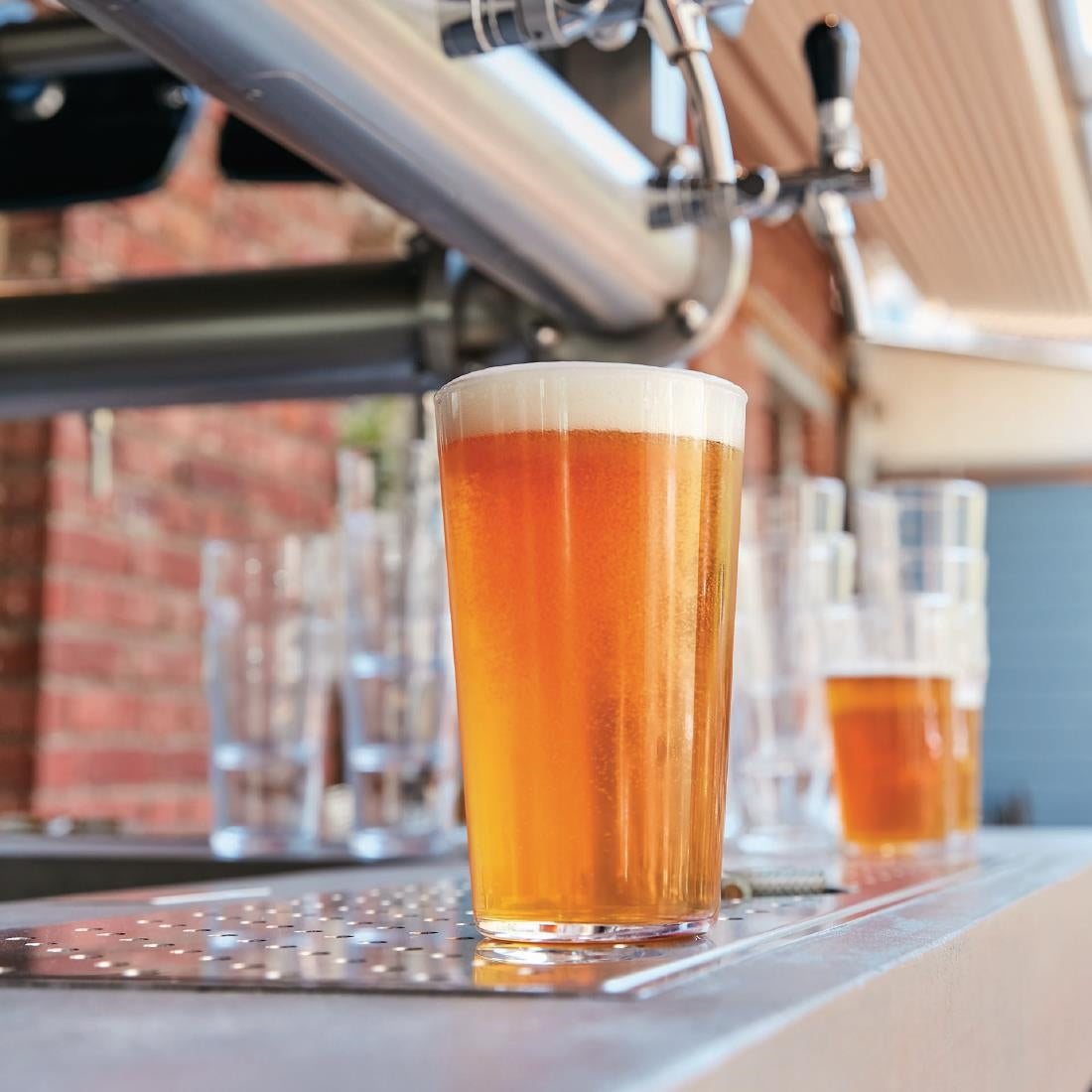 HY220 - Olympia Conical Pint Glasses UKCA-CE 570ml/20oz (24 Pack)