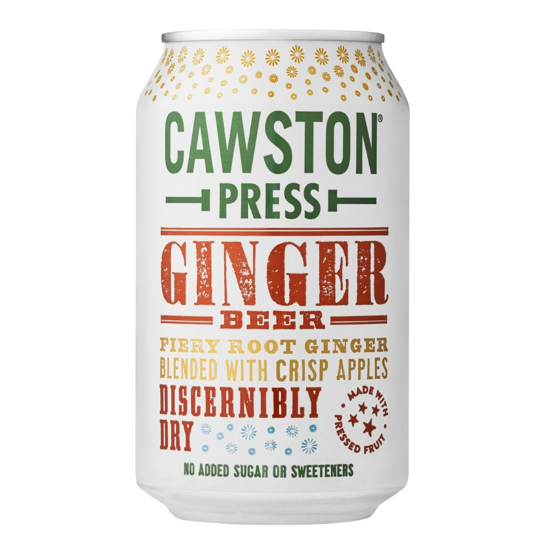 HY398 Cawston Press Sparkling Ginger Beer Drink 330ml (Pack of 24)