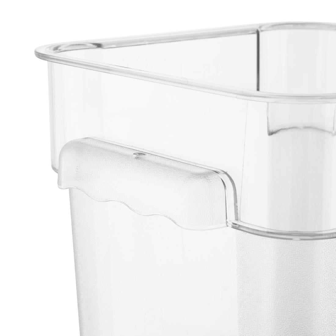 HY401 - Hygiplas Polycarbonate Square Storage Container 3.5Ltr