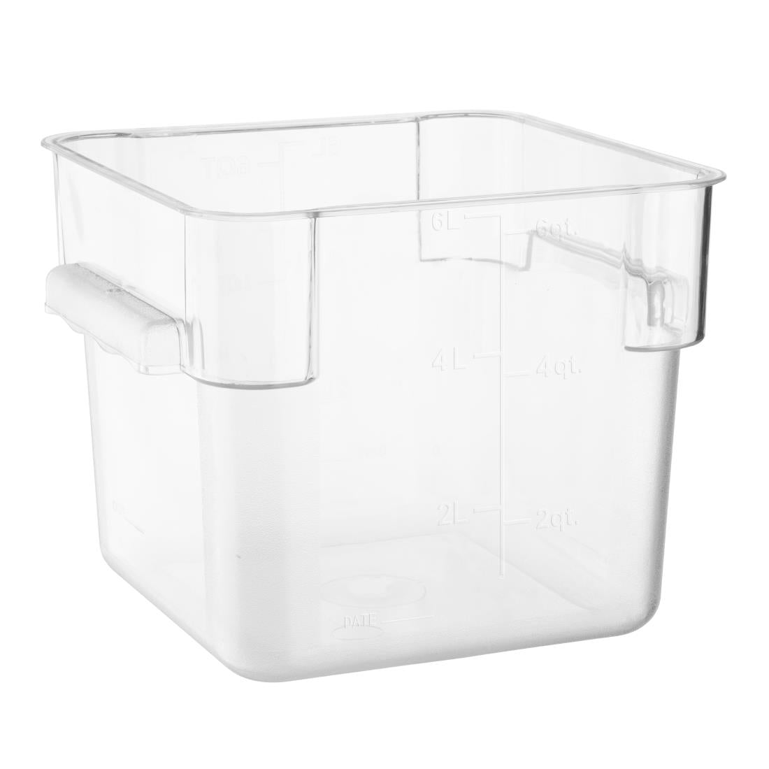 HY402 - Hygiplas Polycarbonate Square Storage Container 5.5Ltr