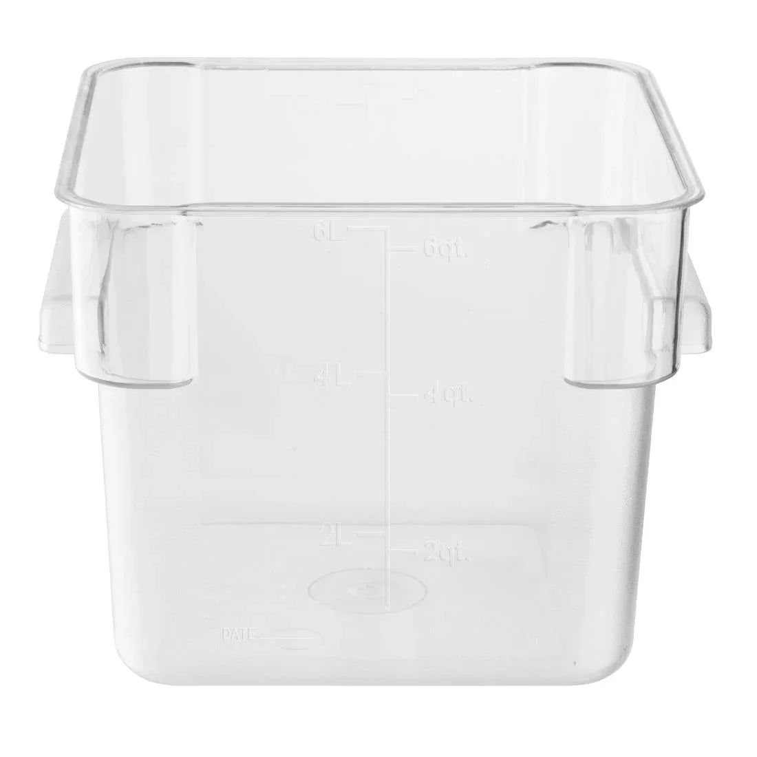 HY402 - Hygiplas Polycarbonate Square Storage Container 5.5Ltr