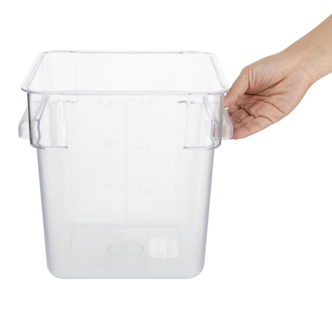 HY403 - Hygiplas Polycarbonate Square Storage Container 7Ltr