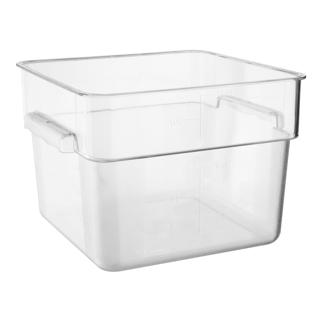 HY404 - Hygiplas Polycarbonate Square Storage Container 10Ltr