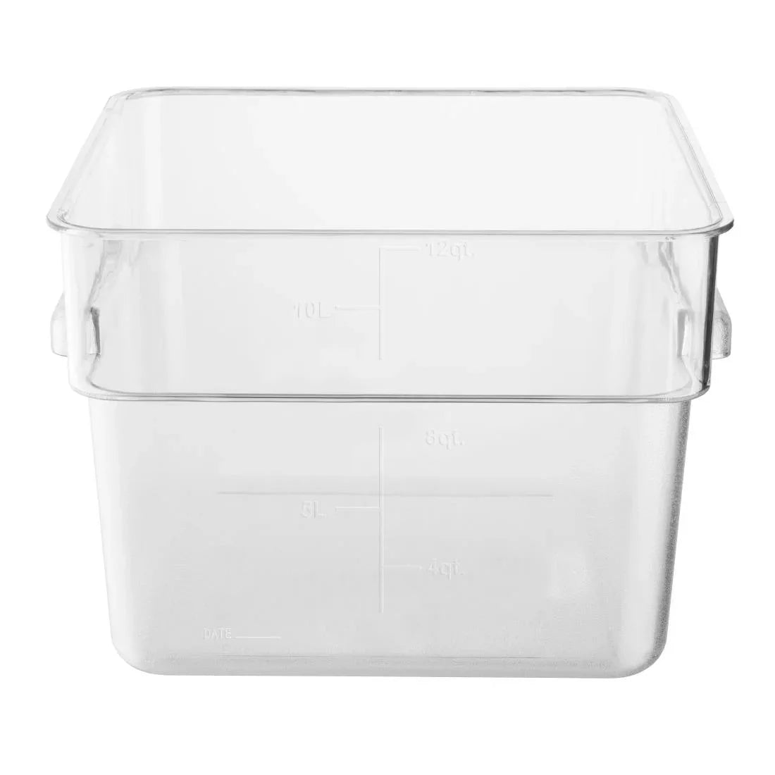 HY404 - Hygiplas Polycarbonate Square Storage Container 10Ltr
