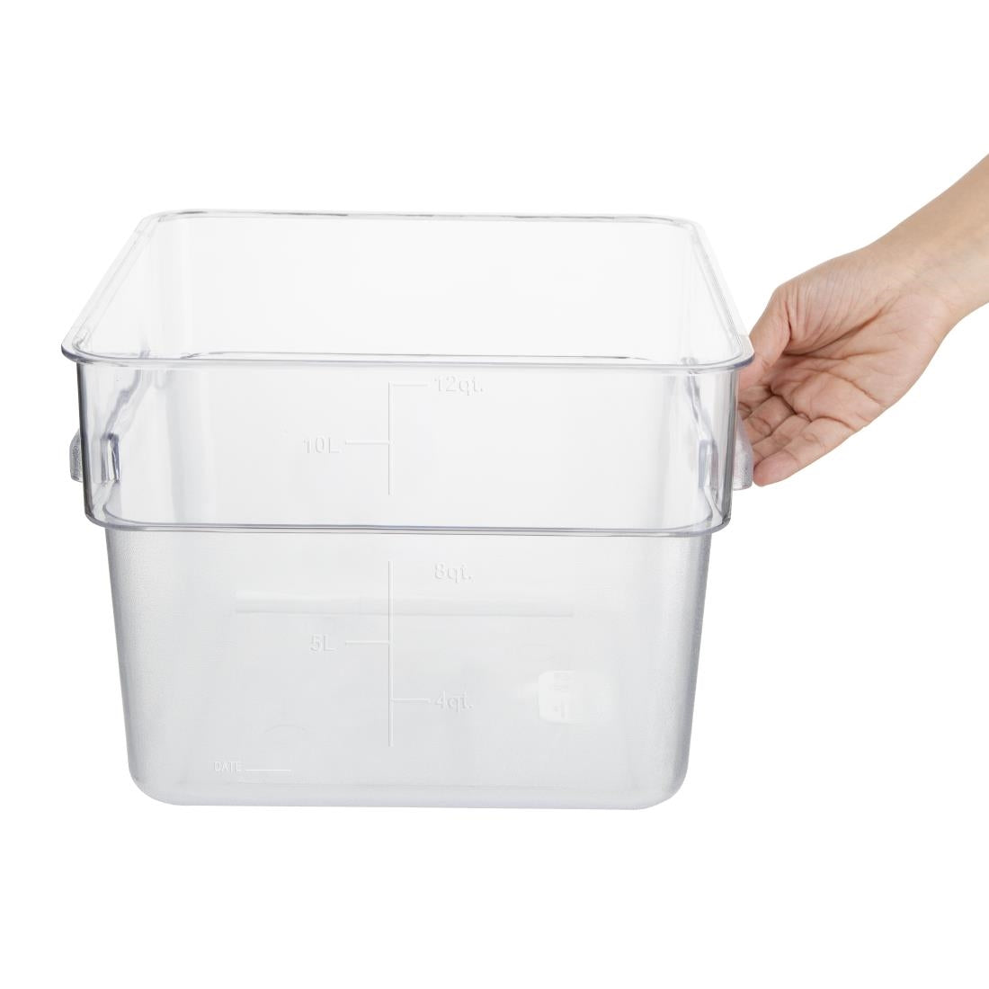 HY404 - Hygiplas Polycarbonate Square Storage Container 10Ltr