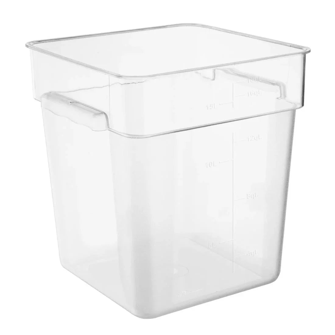 HY405 - Hygiplas Polycarbonate Square Storage Container 15Ltr