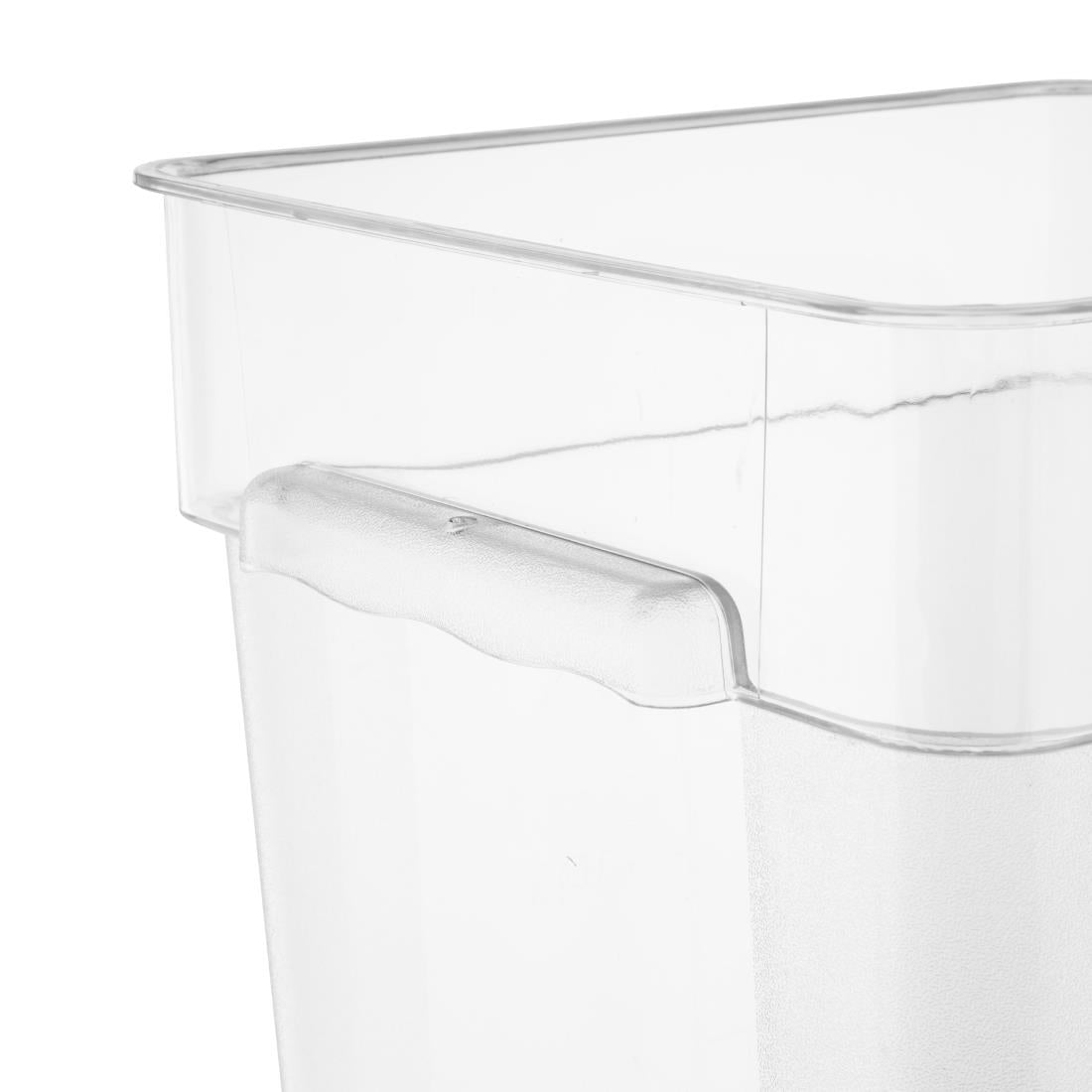 HY405 - Hygiplas Polycarbonate Square Storage Container 15Ltr