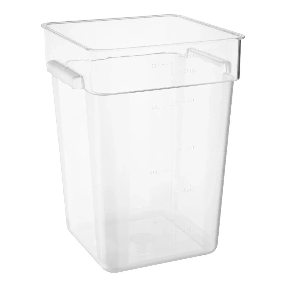 HY406 - Hygiplas Polycarbonate Square Storage Container 20Ltr