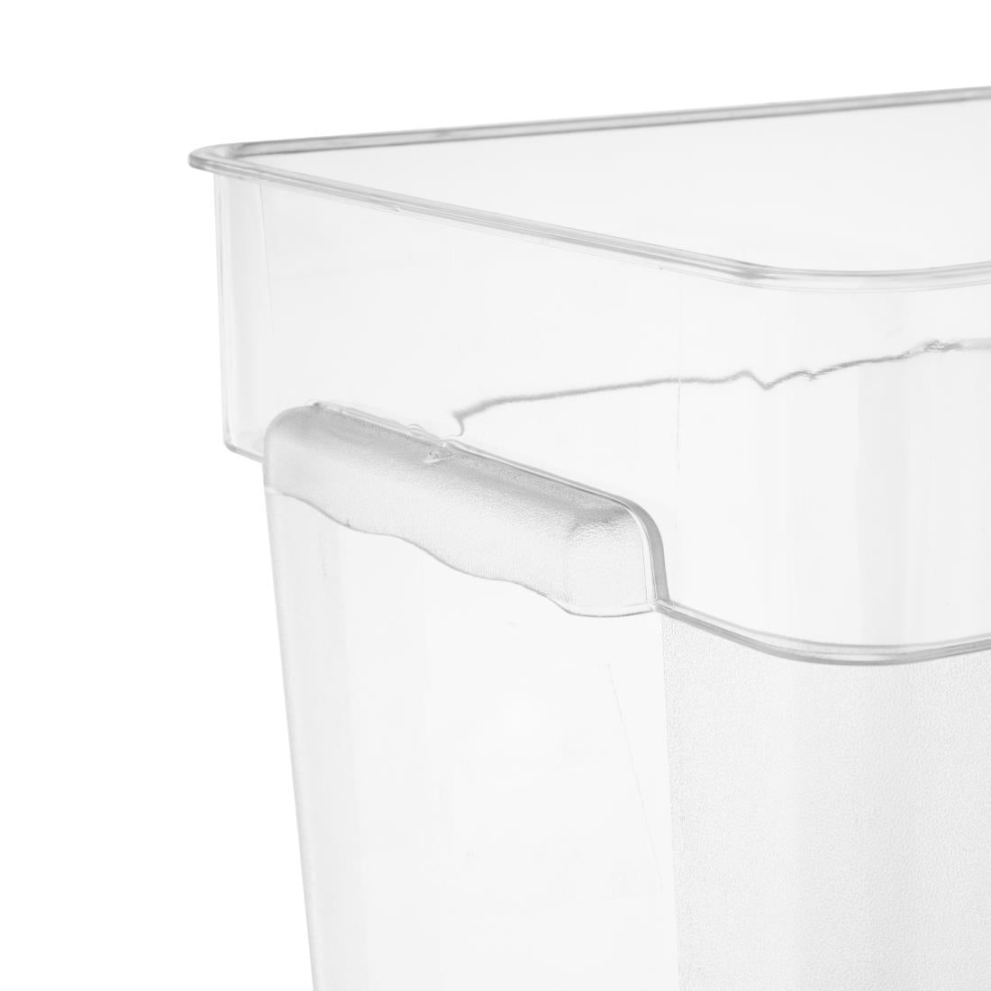 HY406 - Hygiplas Polycarbonate Square Storage Container 20Ltr
