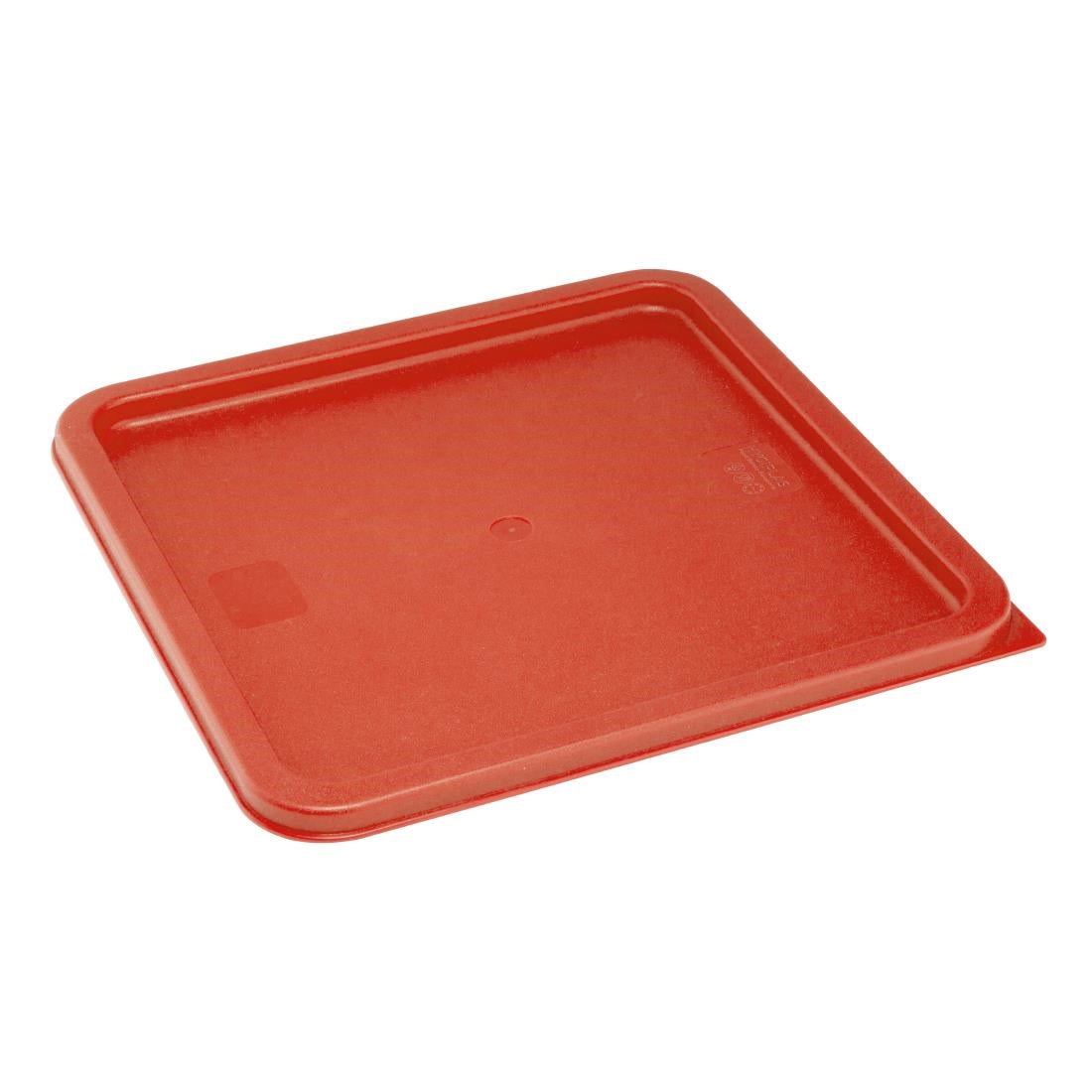HY409 - Hygiplas Square Food Storage Container Lid Red Large