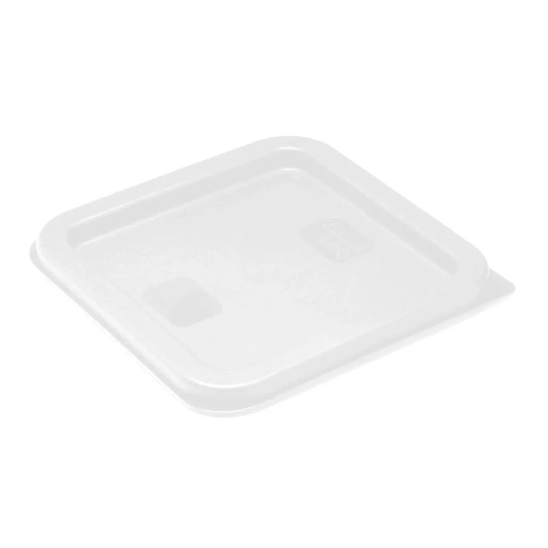 HY416 - Hygiplas Square Food Storage Container Lid White Small