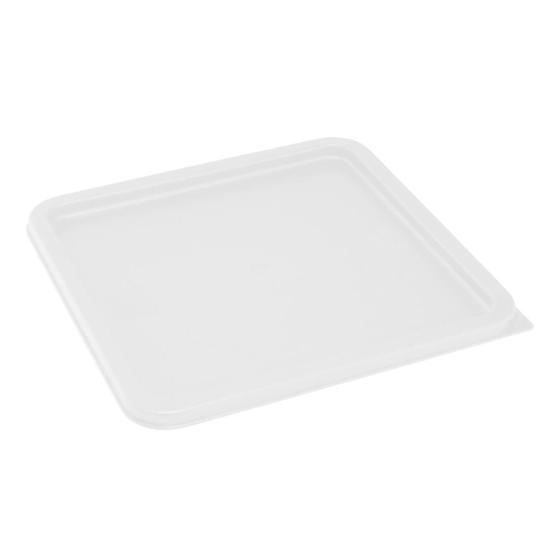 HY418 - Hygiplas Square Food Storage Container Lid White Large