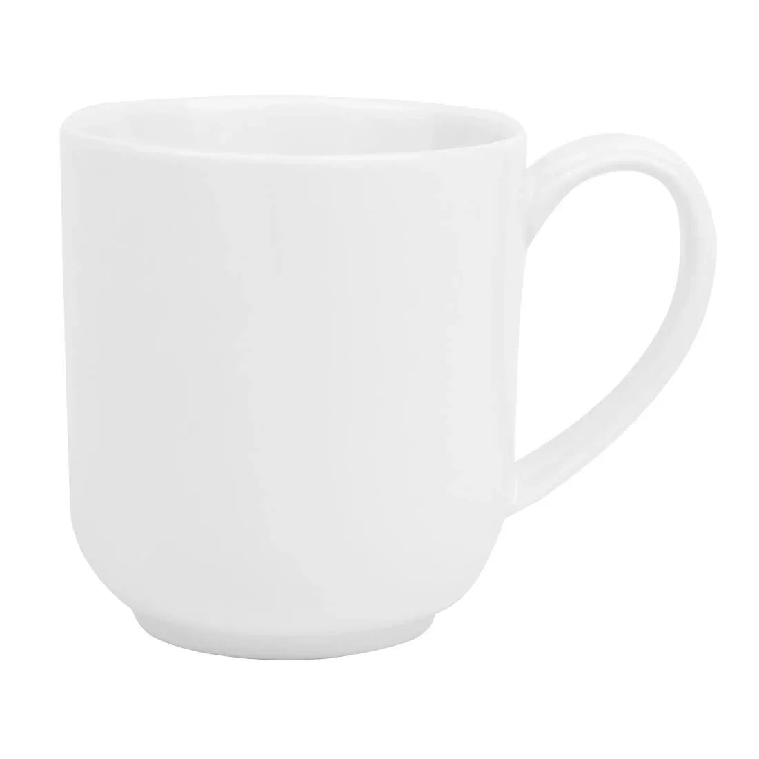 HY541 Olympia Whiteware Large Rounded Mug - 410ml (Box 6)