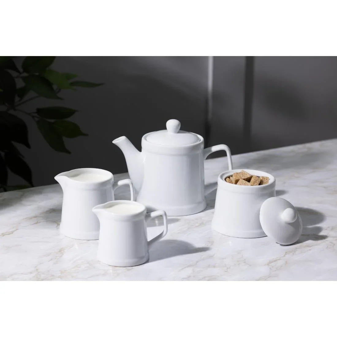 HY546 Olympia Whiteware Pier Jug - 200ml (Box 6)
