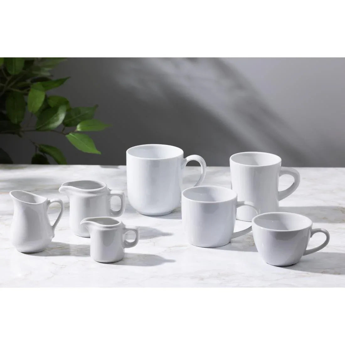 HY542 Olympia Whiteware Fine Jug - 100ml (Box 12)