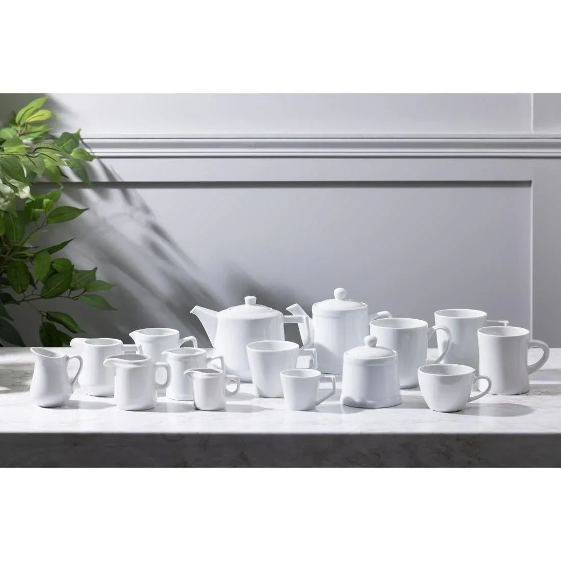 HY542 Olympia Whiteware Fine Jug - 100ml (Box 12)